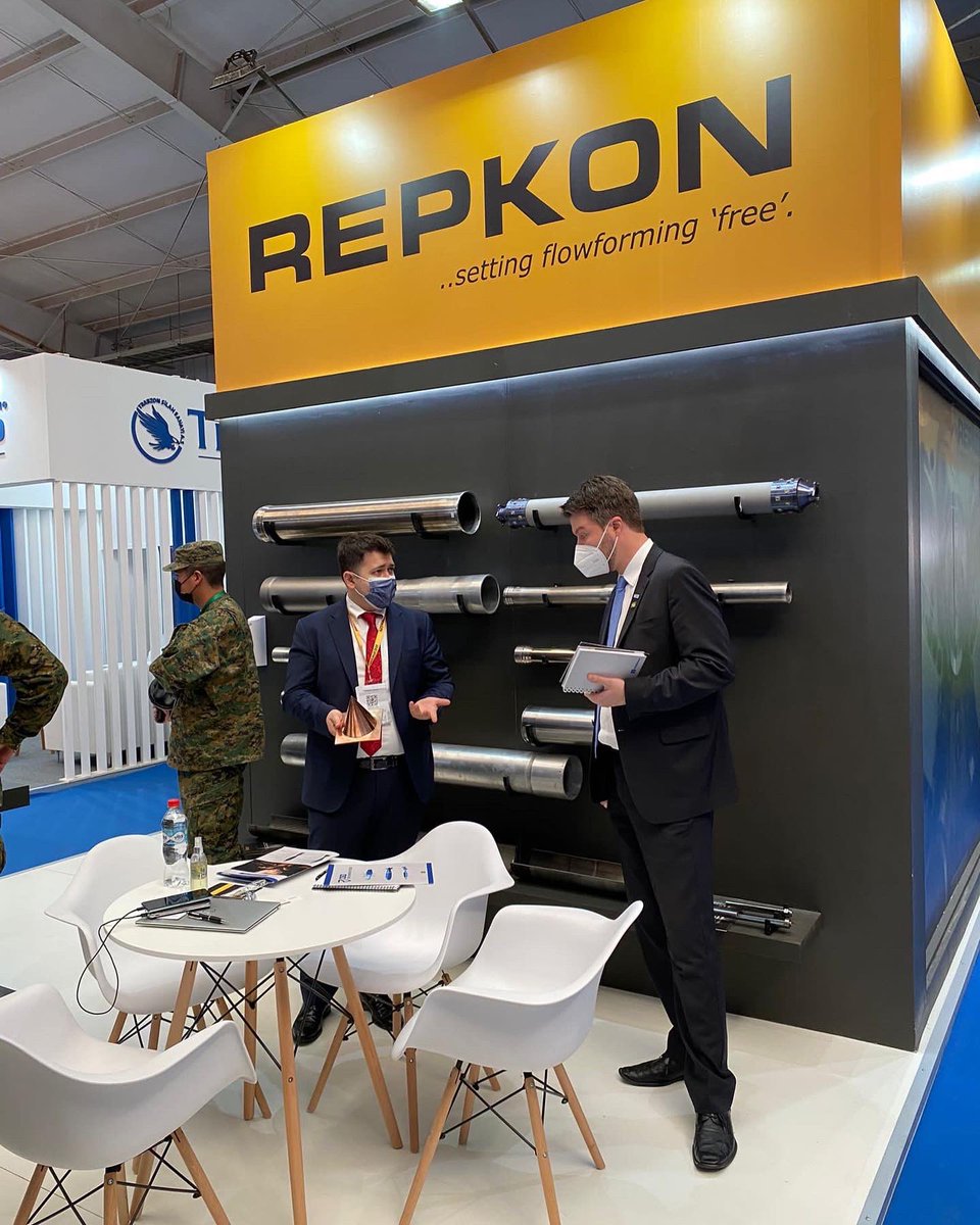 Repkon_Inc's tweet photo. Stop by booth #G36 to meet with our team and learn more about our latest capabilities!
#fidae2022 #repkon #flowforming https://t.co/D4DFHo1ReZ