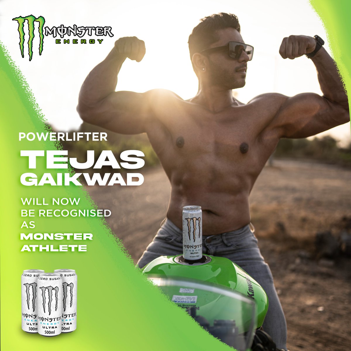 EspererSports's tweet photo. We made it Possible 💪
Our Athlete Tejas Gaikwad is sponsored by @MonsterEnergy
Congratulations Tejas Many more to come 💯
.
#esperersportsmanagement #monsterenergy #monsterenergydrink #monster #monsterathlete #monsterathletes #espererathletes #tejasgaikwad https://t.co/TXQ3hHDk2V