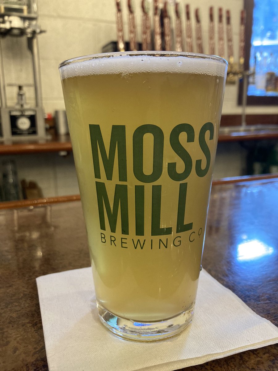 Hittin’ Season Pilsner <a href="/mossmillbrewing/">Moss Mill Brewing Co</a> today. #RingTheBell #HittinSeason #OpeningDay #Phillies