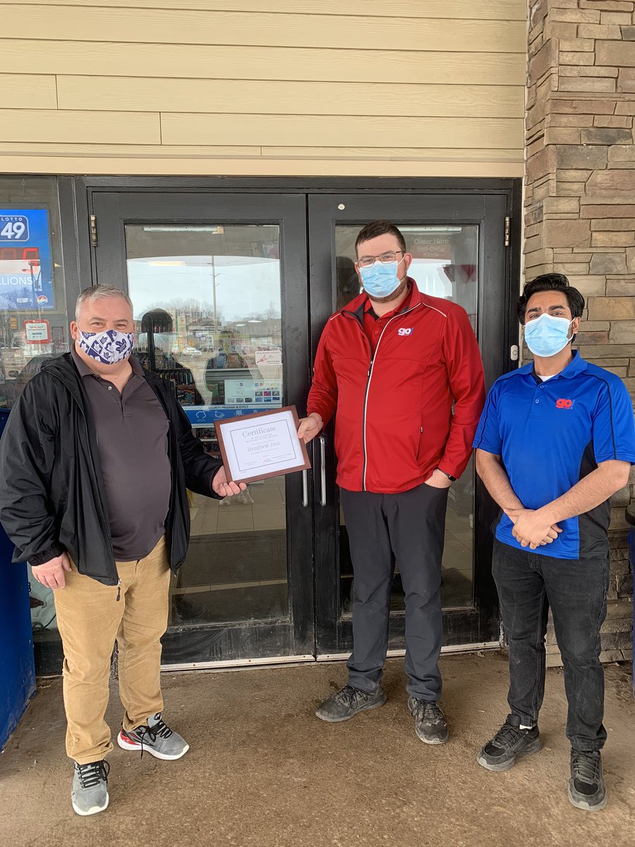 SCIPEI2021's tweet photo. Our business of the month for April is the Stratford Esso, Tanner Arsenault, site manager, and his team enthusiastically signed up to assist our clients and others with mobility impairments to offer assistance with refueling, and other services. https://t.co/Tz6VmwvwEj