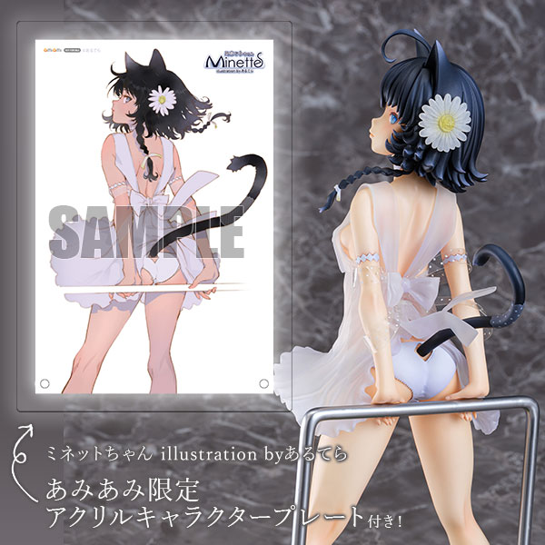 sirius0629's tweet photo. ミネットちゃん illustration byあるてら【あみあみ限定特典：アクリルキャラクタープレート(A5サイズ)付き】1/6 完成品フィギュア[ダイキ工業]

お洒落で悪戯好きのミネットちゃんは今日はご機嫌な様子……

https://t.co/l7hUXI90gD

#ミネットちゃん #あるてら #ダイキ工業 #ゆずぽん #ikasa #猫耳 https://t.co/uHmHofHYDX