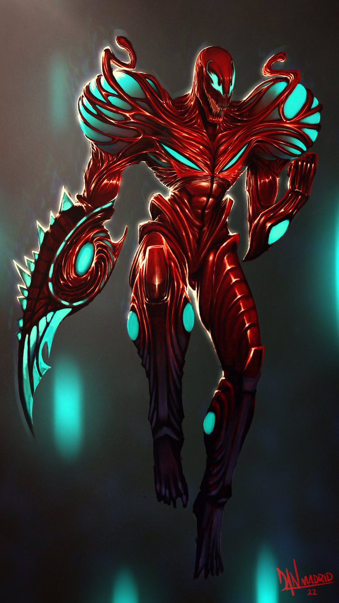 Danderfull_'s tweet photo. Carnage X Dark Samus #Phazon #Metroidprime #metroidprime2 #metroidprime3 #carnage #samus #samusaran #MetroidDread https://t.co/alGmpzjsXn