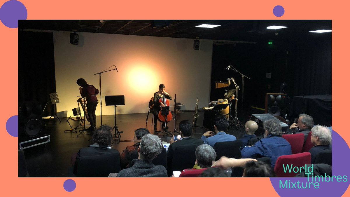 PcProxima's tweet photo. #BACKSTAGE x #WorldTimbresMixture
Retour sur le concert-rencontre de jeudi dernier au @SCRIME_UBx (@labriOfficial - @univbordeaux).
6 oeuvres &amp; 7 compositeur·trice·s de France et du Mexique pour un concert alliant saxophone, violoncelle &amp; instruments de tradition orale numérisés. https://t.co/MlCqphOdCd
