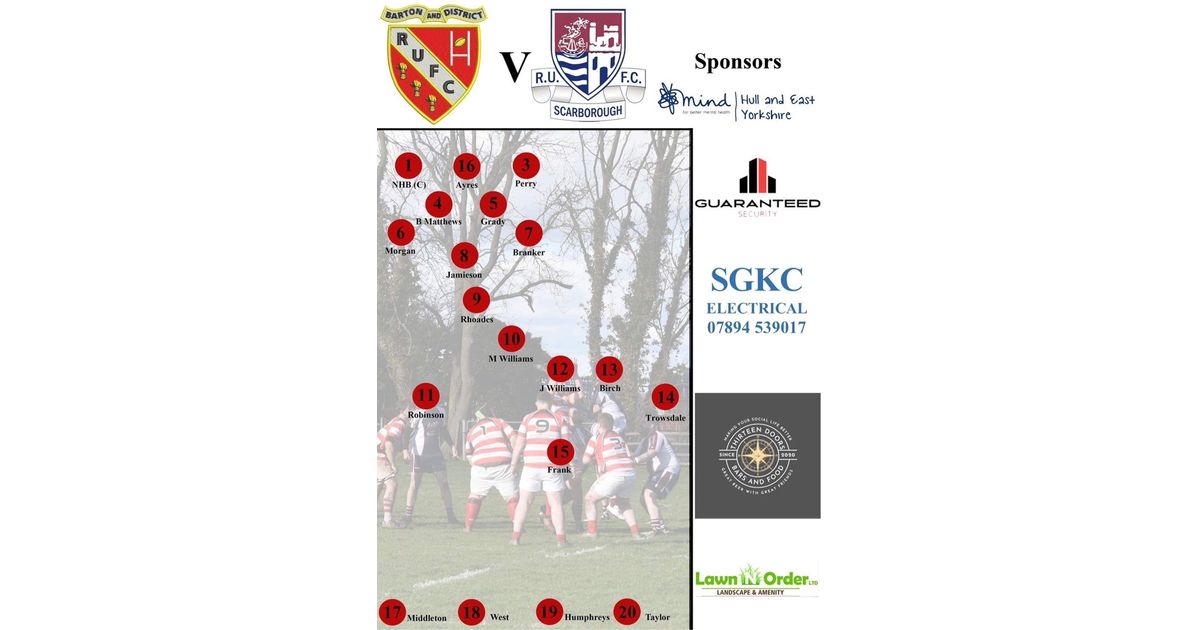TEAM NEWS
pitchero.com/clubs/bartondi…