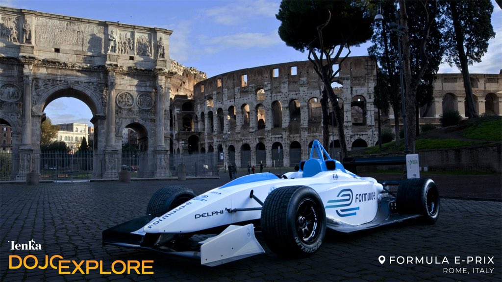 thegembagroup's tweet photo. The Dojo Explore tour hits Rome and the Formula E-Prix Our intrepid award winners will meet with the Sustainability Director at the world’s first fully electric single-seater racing series, the ABB FIA Formula E Championship. #dojoexplore #Sustainability https://t.co/cjfd1WxSJh