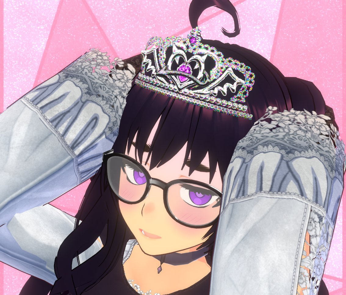 ENDED_FESTA_2's tweet photo. まこさんの新作「小悪魔のティアラ（https://t.co/OvhvQYUQmV）」とTSiOX様のローズドレス（https://t.co/i1F7xj8USf）と合わせてお披露目っ！

#mako_mako #TSiOX #凹田商店 #MELLLLOW #幻想迷夢　#まきなストア
#VROID #あとあとのまつり https://t.co/itk7PaH9Q7