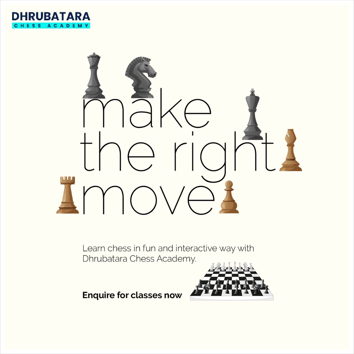 babusiyaa's tweet photo. The Dhrubatara Chess Academy offers classes that are perfect if you want your little one's mind sharpened like an edge on steel!
Click Now: https://t.co/O0jA8X6riS
#chessacademy #chessgame #chessboard #chessmaster #chessmoves #chess #chesscourse #bestchessacademy https://t.co/YYEiBxqGAs