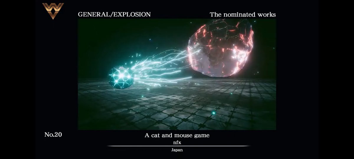 wwvfx's tweet photo. [WWVFX CONTEST FOR GAMES 2021] Results announced at the
 The Awards Ceremony is now available on Youtube!

✨Finally, let's take a look back at the nominees in the General / Explosion!
https://t.co/0Mvk8aBPZO

Watch the various"Explosions"!

#wwvfx #realtimevfx #VFX #effects https://t.co/Pnzf4uzzJX