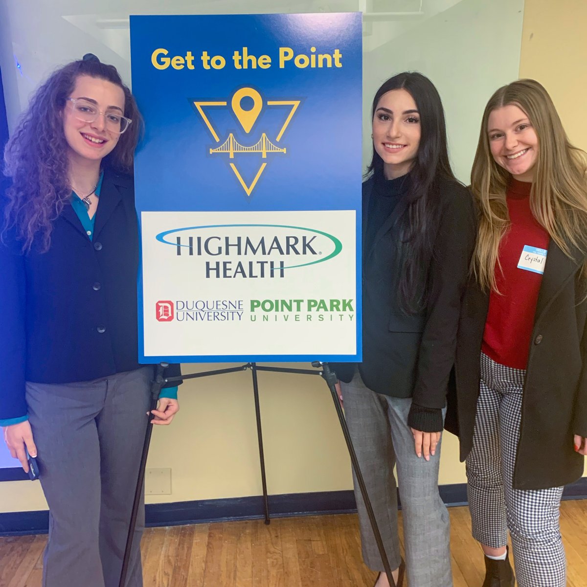 ESUniversity's tweet photo. Earlier this month, three members of the ESU's chapter of PRSSA attended the organization’s district conference in Pittsburgh. https://t.co/WoYlHKZP6c https://t.co/Ln47C2G3Kp