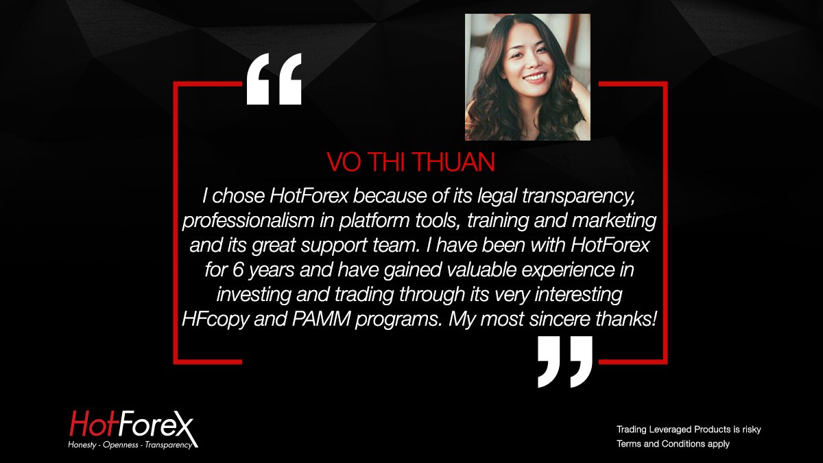 hfmbroker's tweet photo. Our award winning #PAMM and #HFcopy programs embrace the power of partnership by bringing together traders of all levels of experience to try and master the markets! 😉📈
Learn more about our wide range of account types ➡️ https://t.co/oDzYDc5UyK
#HotForex #testimonial https://t.co/OSGwFtyqWr
