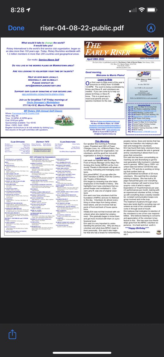 Morris Plains Rotary tweet media