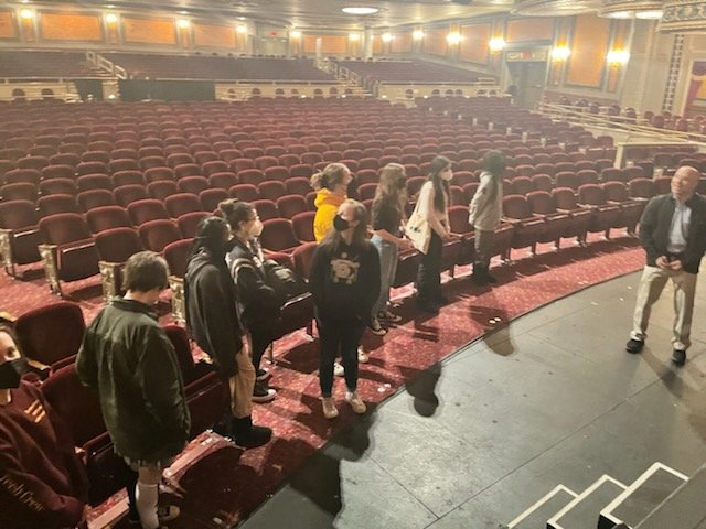 WestoverArts's tweet photo. Our Technical Theater Students had an amazing opportunity to have a backstage tour of the Palace Theater in Waterbury this week! 
#WestoverArts 
#WestoverTheater https://t.co/KuDK9SRKUD