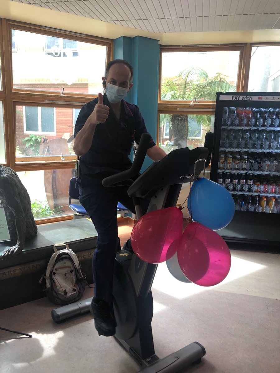 drlhodgson's tweet photo. Philip site nurse practitioner one of our team who 24/7 look after the hospital. Usually covers >7 miles per shift @UHSussex #mobilityathon https://t.co/9xwGxVrxdE