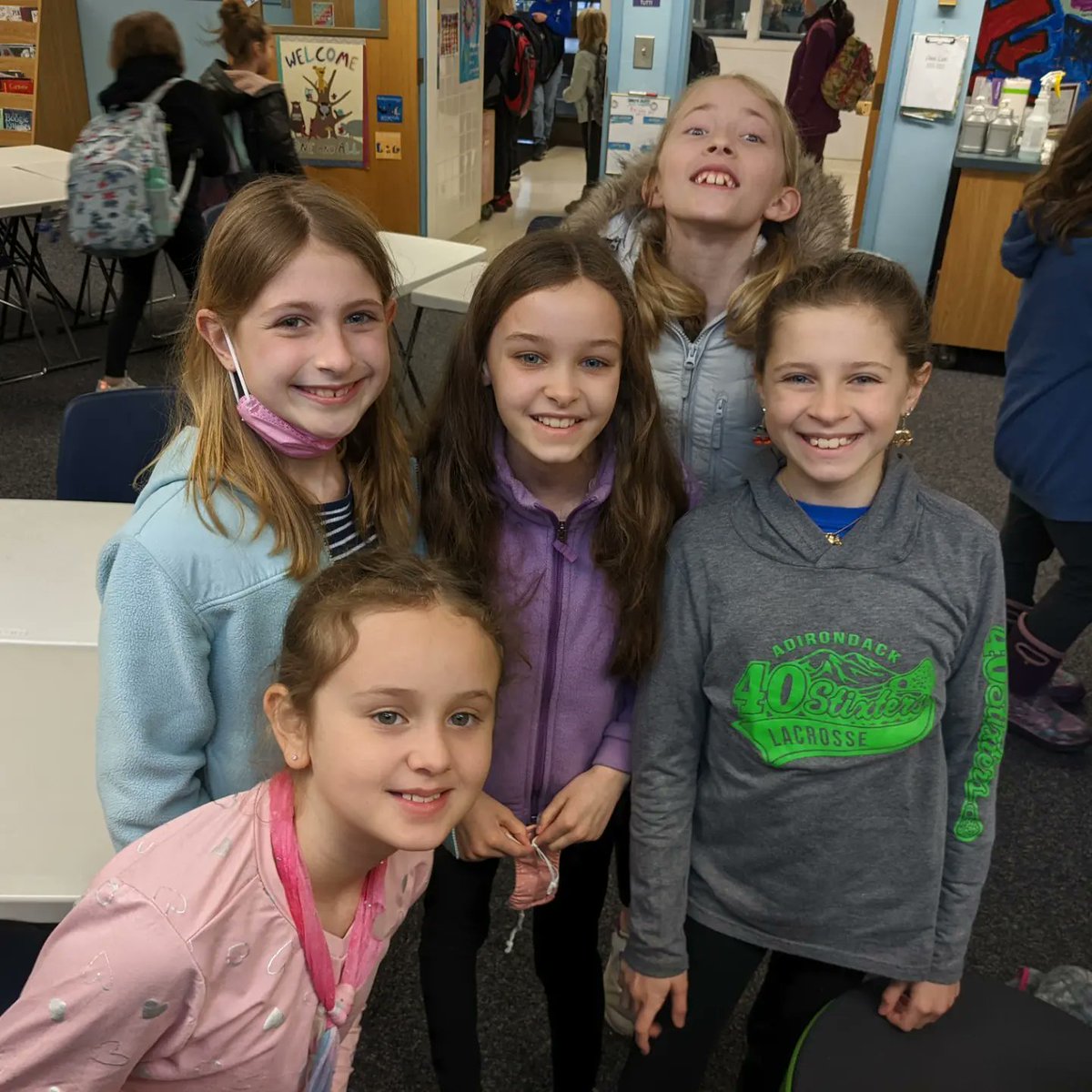 whbilibrary's tweet photo. Hello from the WHBI Library morning crew! We love our daily visitors, who always start us off with smiles. The library is a great place to connect with your friends before your day begins! #nationallibraryweek #spartatude https://t.co/t89TuUDHhc