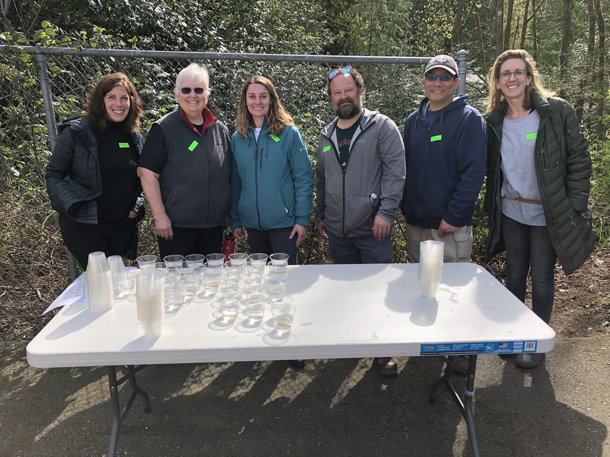 Salmon release! A great day for our blue jays restarting this tradition! Thank you to Mara Phipps, Diana Antunes, and our volunteers!