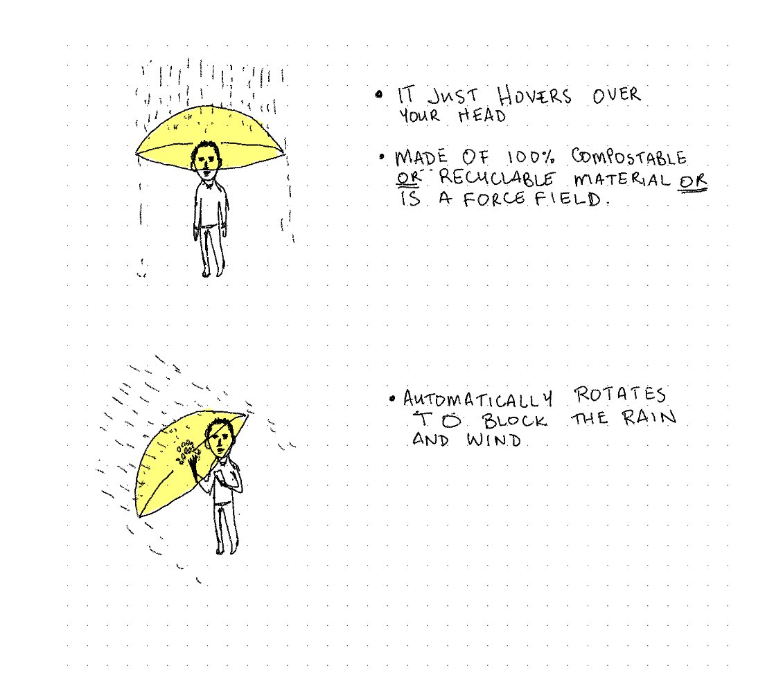 a32ninja's tweet photo. The only good umbrella lives in my dreams. https://t.co/1dDTJ7S3mc