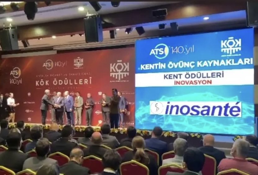 gbteknokent's tweet photo. Firmalarımızdan İnosante sağlık alanında ATSO İnovasyon Ödülü’ne layık görüldü. https://t.co/EogA66js3m