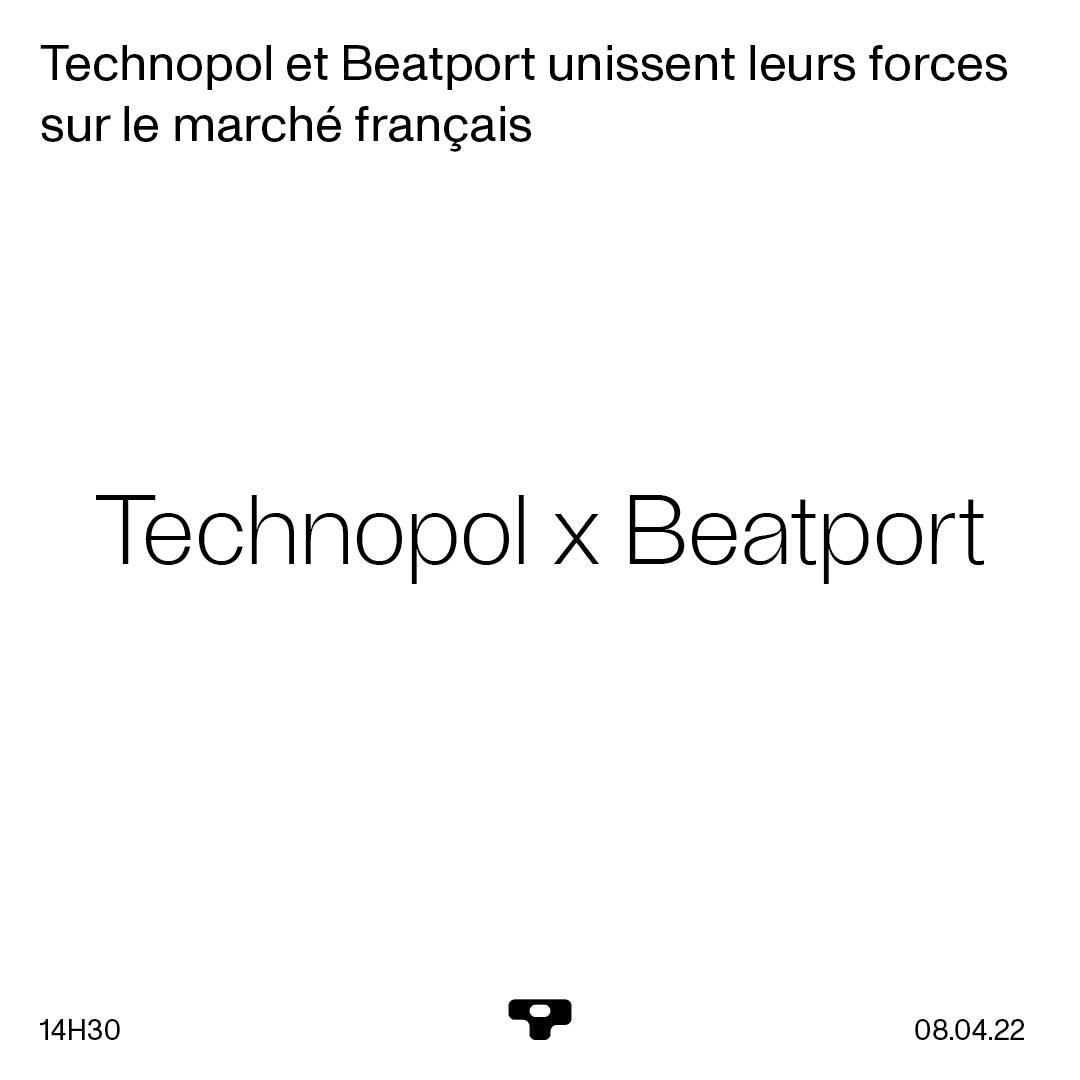 Technopol's tweet photo. Pour accompagner le développement des artistes et des labels, Technopol et @beatport ont décidé de s'allier pour mettre à disposition des outils et une forte visibilité aux labels et artistes de la scène française 🤝 
Pour adhérer à Technopol 👉 https://t.co/zkexHy6V5h https://t.co/D3GN8QIQQC