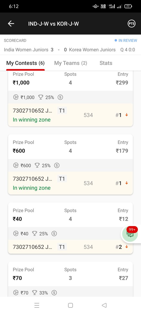 munder_rishabh's tweet photo. @Dream11 this match results why are you not complete? https://t.co/K2963sMtzD