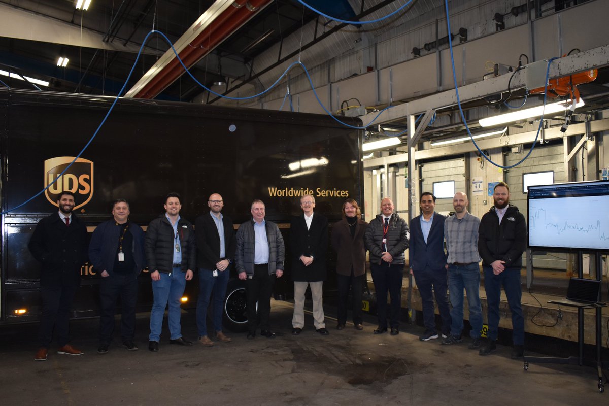 CrossRiverPship's tweet photo. Brilliant to be at the @UPS_UK Camden depot this morning as part of the #EFLES project to demonstrate the #GridShare #AI platform to help decarbonise fleets and cut carbon emissions. It's amazing to finally celebrate with project partners! @UKPowerNetworks @MoixaTechnology ⚡️ https://t.co/6A9SBSb06j
