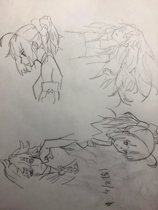 お疲れ様です!
最近は髪の毛と顔の練習をしてます✨
少しコツを掴めて来ました✨ 