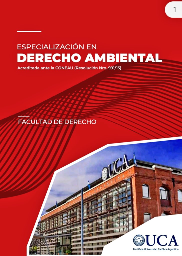 lepicci's tweet photo. El 20 de abril arranca la Carrera de Especialización en Derecho Ambiental de la UCA https://t.co/uoR01QUl9d