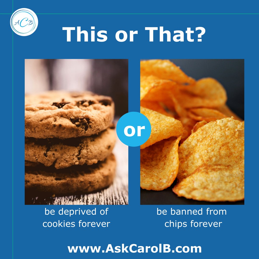 Ask_Carol_B's tweet image. It's #FunFridayForFoodies! What I really want to know... do you have a sweet tooth that cannot be denied - or - would you be happier with a salt lick? Enquiring minds want to know! #oldreference #cooklesorchips #askcarolb #justforfun #foodiefridays #isthisnutritionrelated