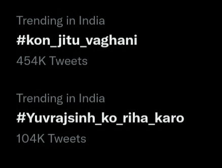 chiragkumar04's tweet photo. #kon_jitu_vaghani 
OH MY GOD THIS IS POWER OF YOUNG YOUTH 
1M Tweets Soon....
#Yuvrajsinh_ko_riha_karo
#kon_jitu_vaghani https://t.co/iWn0AJuYew