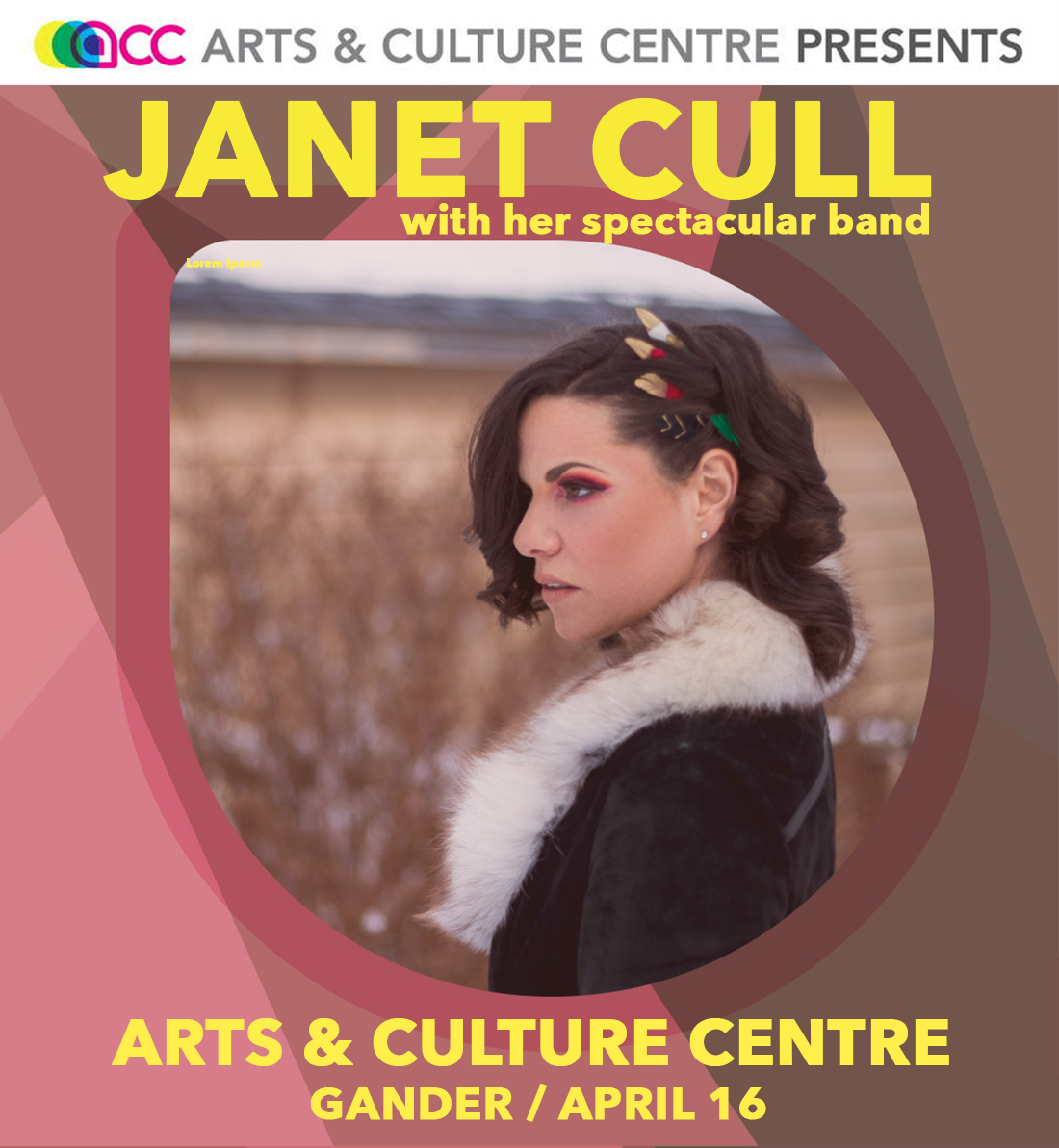 Get your tickets for Janet Cull and her spectacular band upcoming show happening on April 16 at the
Joseph R. Smallwood Arts and Culture Centre
Tickets available here 👉 bit.ly/3KEY1fr  👈 
<a href="/ACCGANDER/">Smallwood ACC</a> #ACCPresents <a href="/NLLiveEvents/">NL Live Events</a> #livemusic #Gander