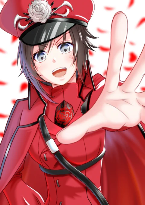 『わっはっは!このルビー様にひれ伏すがよい!…………なんちゃって』
#RWBY 