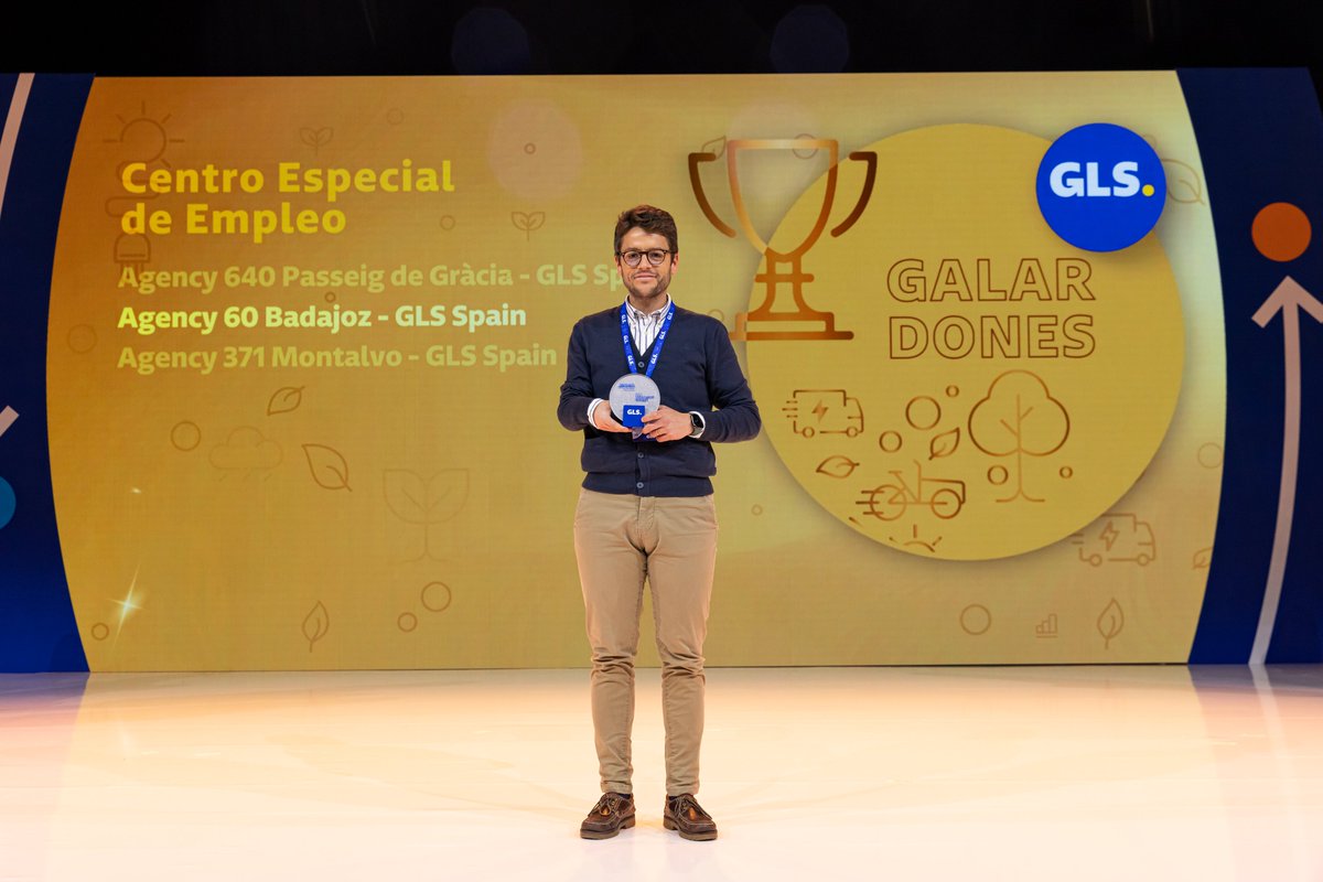 GLS_Spain's tweet photo. Perseverancia por el Cuidado de la Salud: José Manuel Álvarez (Joma)
Centro Especial de Empleo: Agencia 60 GLS Spain, Badajoz
Agencia con más reparto sostenible: Agencia 640 GLS Spain, Passeig de Gràcia
Crecimiento Nacional: Agencia 976 GLS Portugal, Golega

#GLSNuevosHorizontes https://t.co/ybnE88BWnR