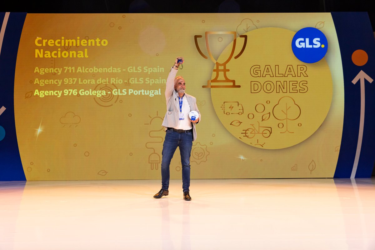 GLS_Spain's tweet photo. Perseverancia por el Cuidado de la Salud: José Manuel Álvarez (Joma)
Centro Especial de Empleo: Agencia 60 GLS Spain, Badajoz
Agencia con más reparto sostenible: Agencia 640 GLS Spain, Passeig de Gràcia
Crecimiento Nacional: Agencia 976 GLS Portugal, Golega

#GLSNuevosHorizontes https://t.co/ybnE88BWnR