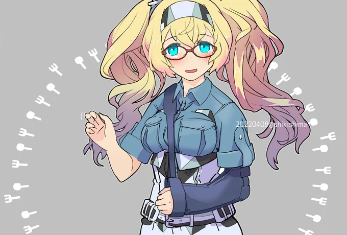 「あの、これからハンガーでお肉やっつけるんですけど、一緒にどうですか?」「がっ、ガンビーさん、怪我艦は大人しくお風呂入って寝ててください!」「修復材の月間管理量をオーバーしちゃったんですよ～だからお肉が必要なんですよ～」修復材が使えないときもお肉を食べればどうにかなるという風潮 