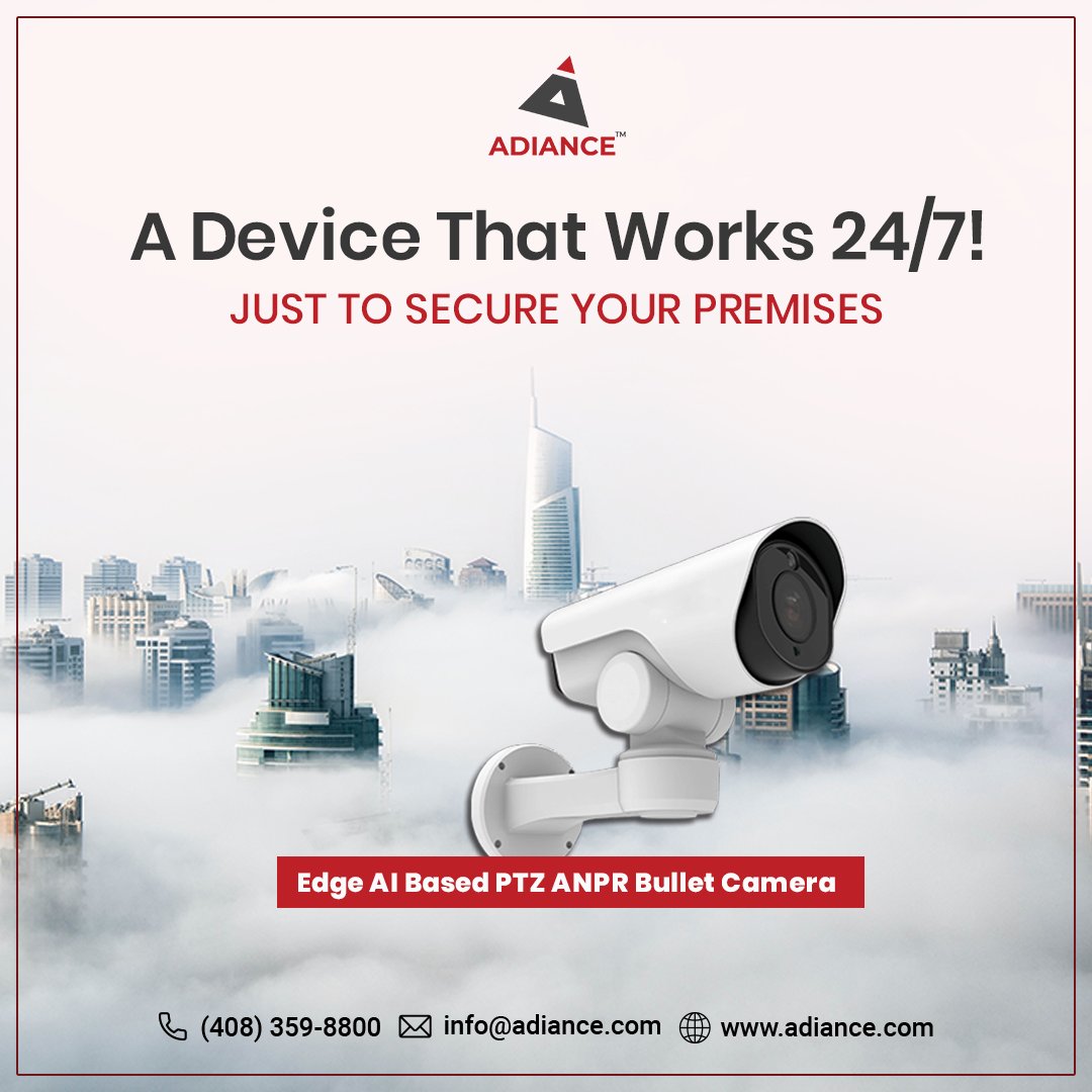 adiancetech's tweet photo. Even From Beyond the Sky, the “Edge AI-Based Ptz Anpr Bullet Camera” Captures Everything.
Learn More Visit Here: https://t.co/ONijTsUwVt
.
#adiance #edgeaiptzanprbulletcamera #edgeaicamera #ptzcamera #bulletcamera #cctvmanufacturing #technology #trend #security https://t.co/KAEn25YZZ4
