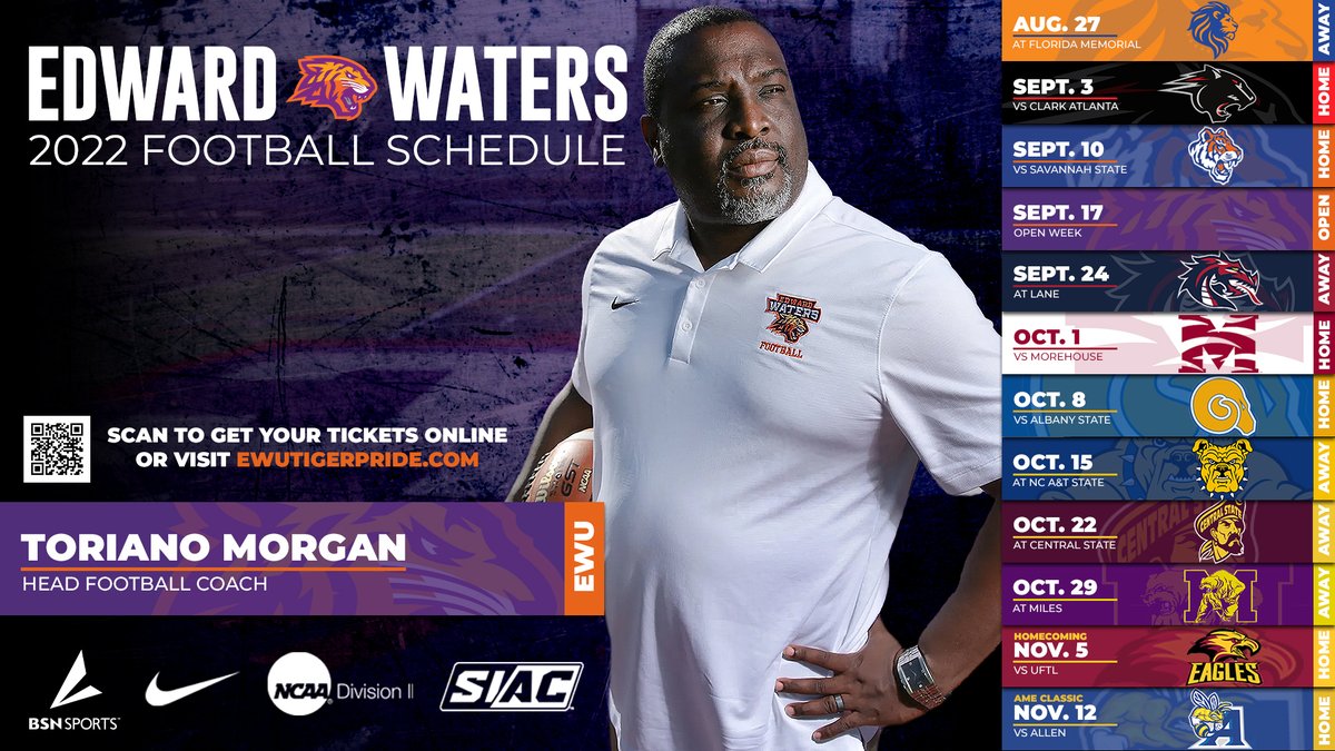 Alright, Tiger Nation....HERE IT IS! The 2022 EWU Football Schedule! The Tigers will open the year on Aug. 27th in Miami against @GoFMULions. EWU will also travel to face <a href="/NCATAGGIES/">N.C. A&T Athletics</a> on Oct. 15, while Homecoming will be on Nov. 5th vs. <a href="/uftlathletics/">uftlathletics</a>. #TigerPride!🐅🏈