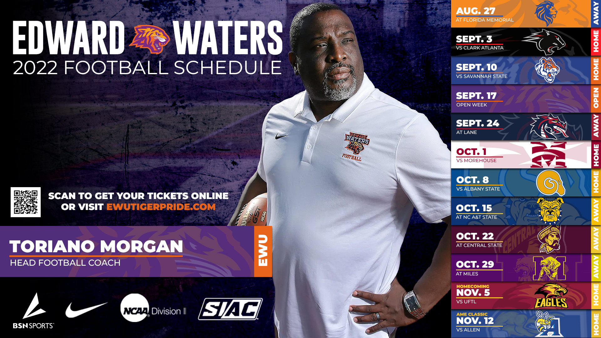 Edward Waters Athletics on Twitter "Alright, Tiger Nation....HERE IT