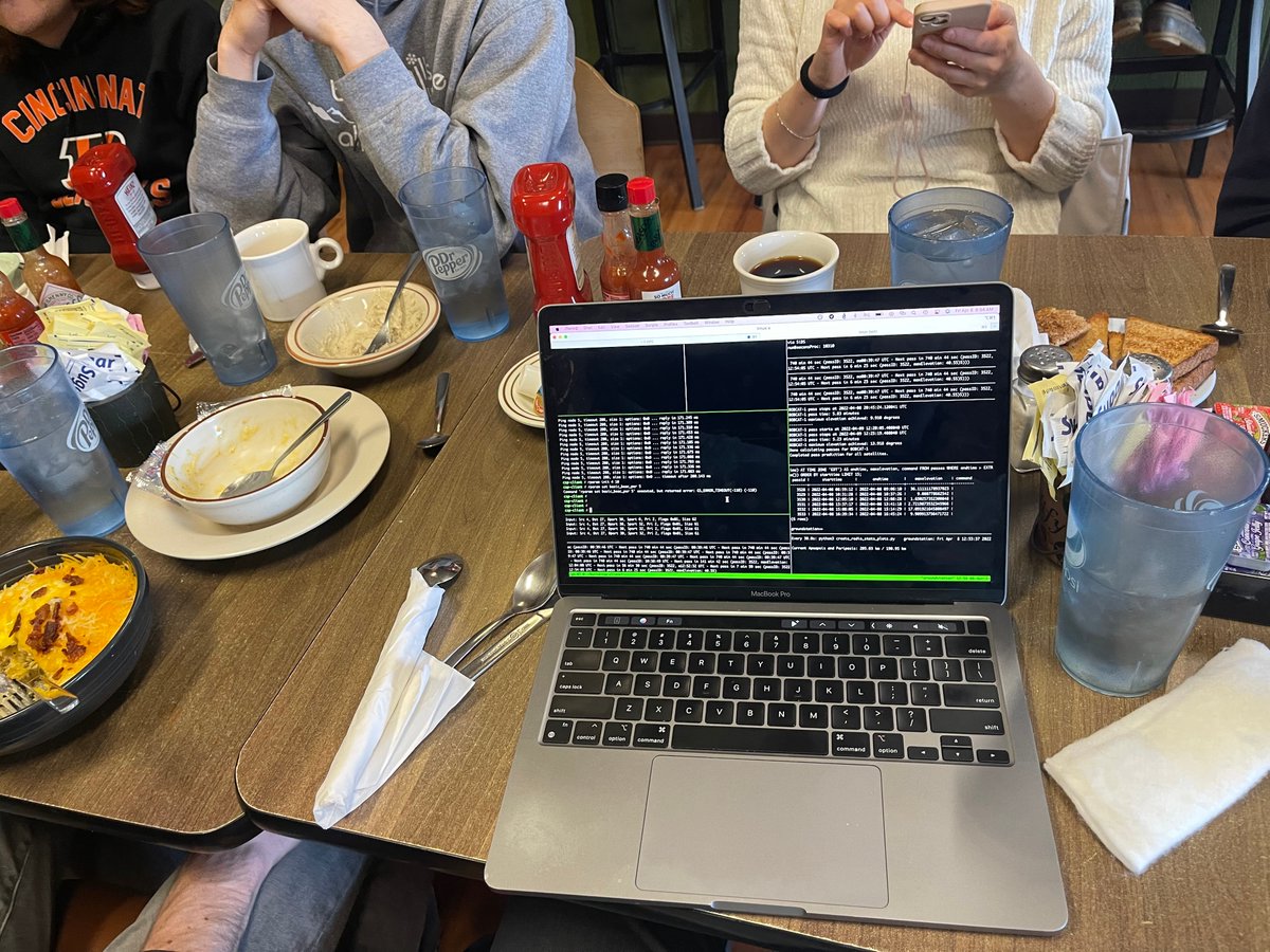 XYZ-Position-Velocity beacon is fixed! Shoutout to Gigi's Country Kitchen for a great breakfast!