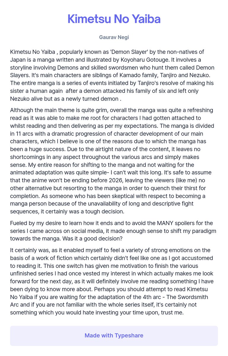 Not0uttaCompton's tweet photo. Manga sales after this review 📈📈 https://t.co/BCLSIOBurU