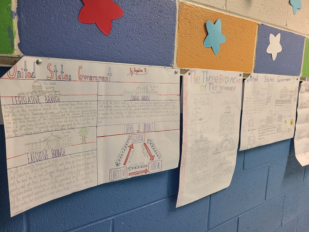 OtterBeIn5th's tweet photo. Ss working on US government with a review of the three branches, checks & balances, bills to laws, and a dissection of the Bill of Rights.🇺🇸📜 #gopartner https://t.co/47Y6AeMpCM