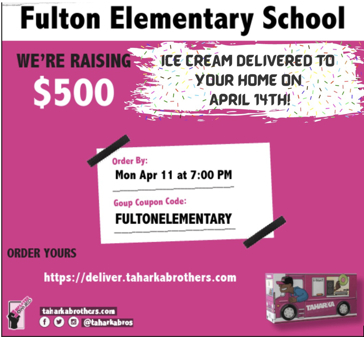 Fulton ES on Twitter "Fulton Elementary School PTA is hosting a