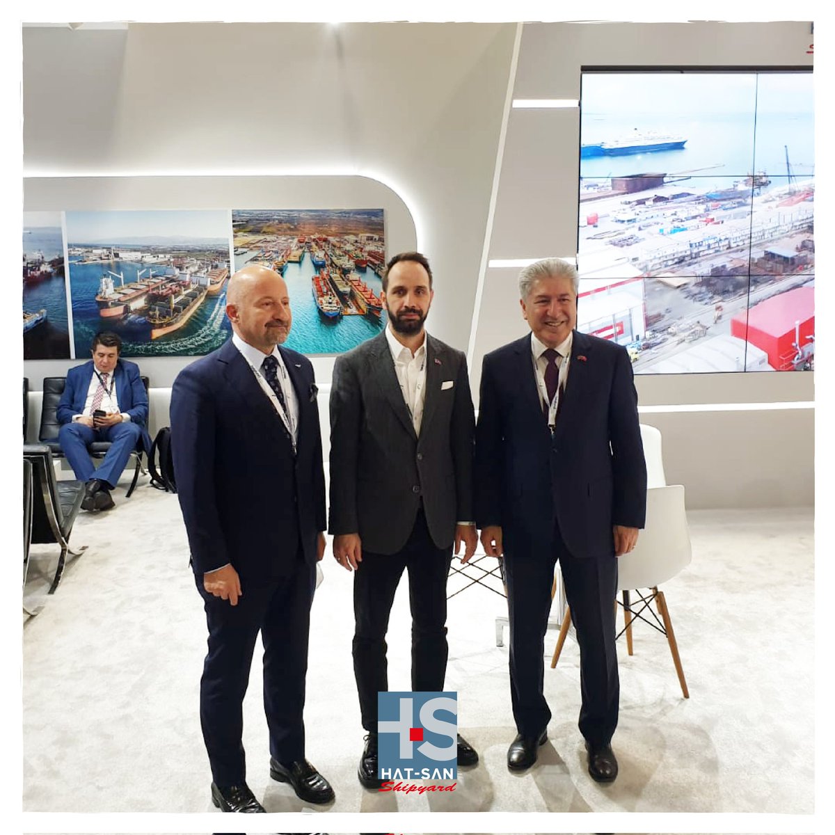 hatsanshipyard's tweet photo. It was great pleasure for us being a part of @NorShipping 2022 and meeting with friends. See you next time. #hatsanshipyard #docking #vessel 
#floatingdockbuilding #maintenance #drydocking #shiplengthening #offshore #construction #BWTS #retrofit #scrubber #floatingwindfarm #barge https://t.co/mTWfIielIE