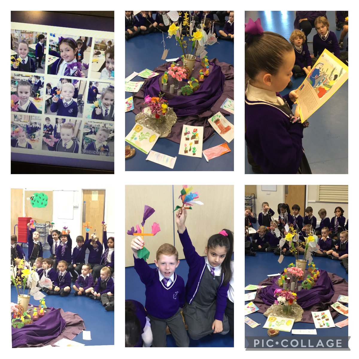TheTrinityL5's tweet photo. KS1 Easter Liturgy: The children have been sharing some of their work from our Come and See topics. We have looked at scripture and discussed opportunities how we can be go forward over the Easter break! We hope you all have a relaxing time with your families. KS1 x #trinityre 💐 https://t.co/buVaLF0x3J