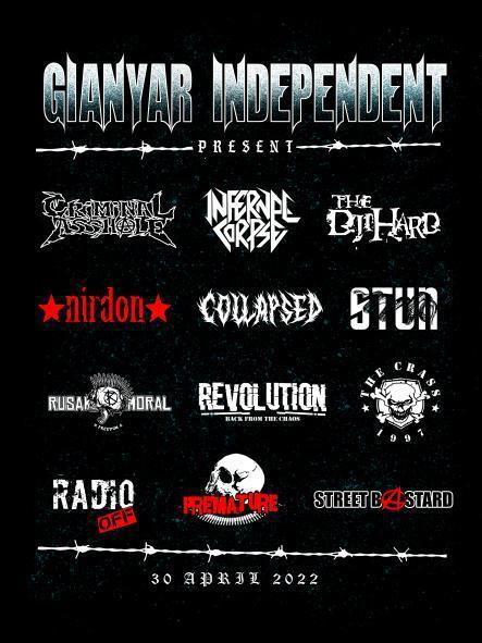 infernal_corpse's tweet photo. "GIANYAR INDEPENDENT"
present :- The Djihard
- Criminal Asshole
- Infernal Corpse
- Nirdon
- Collapsed
- Stun
- Radio Off
- Revolution
- Premature
- The Crass
- Street Bastard
- Rusak Moral
TGL 30 april 2022 LehaLeha Music&amp;Bar Untuk pre-order t-shirt lngsg chat kontak yg tertera. https://t.co/13blr1x8st