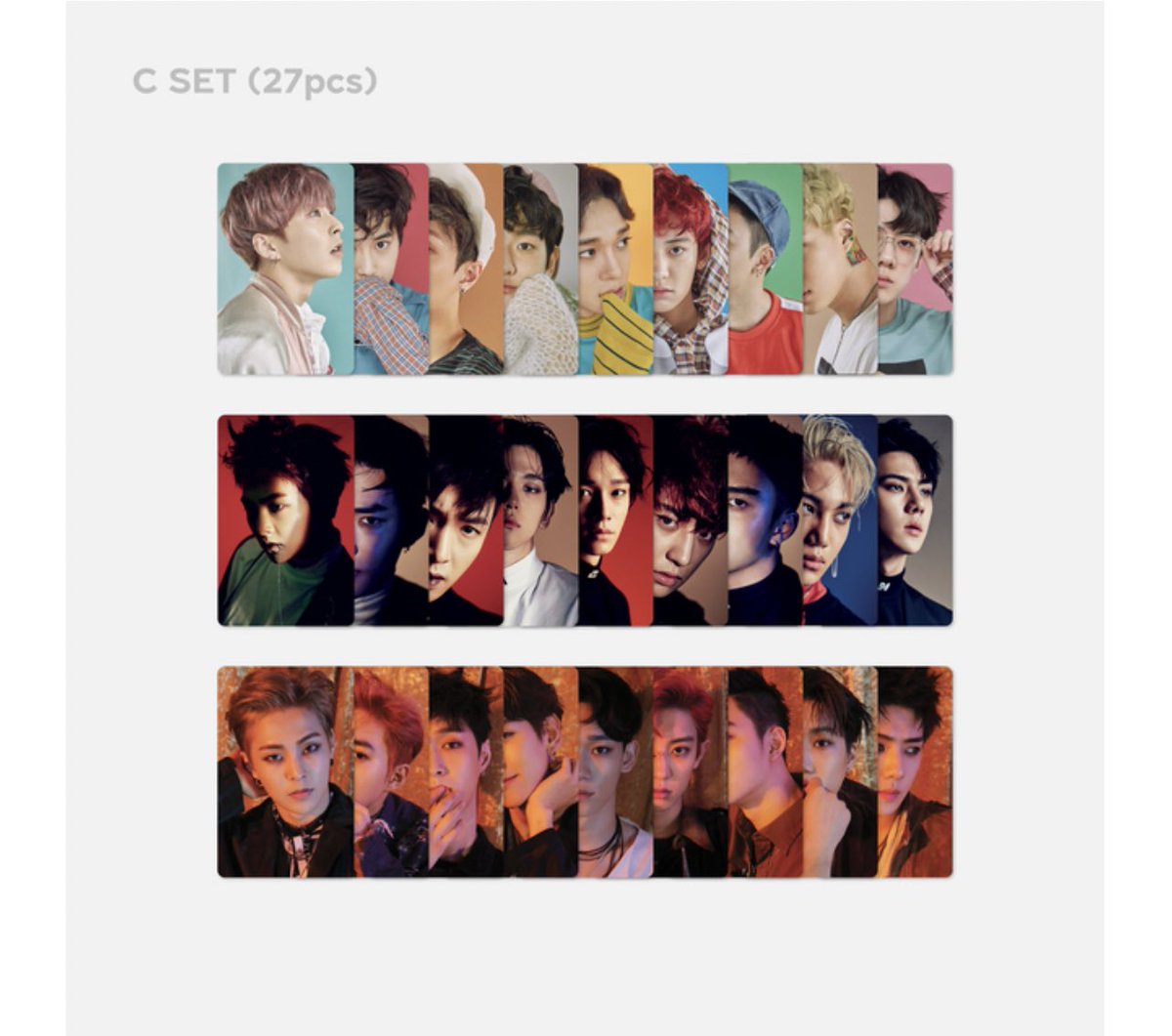 EHCartPH's tweet photo. WTS | LFB | PH

EXO 10TH ANNIVERSARY REPACKAGE PHOTOCARDS

Price: 270 per member set(3 pocas)
Rel Date: June 17-23
DP: 100 to secure slot
MOP: GCASH
MOD: J&amp;T, GGX
NETA

Set C

Xiumin ✅✅
Suho ✅✅
Lay ✅✅
Baekhyun ✅✅
Chen ❌✅
Chanyeol ✅✅
D.O ✅✅
Kai ❌✅
Sehun ✅✅ https://t.co/YYFgU9aW3N