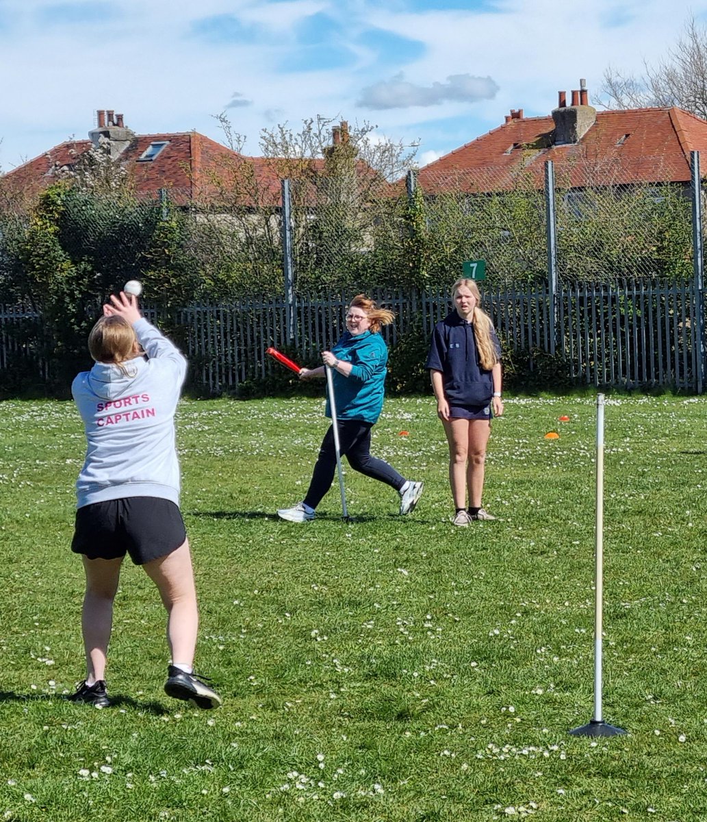 Fierce competition this lunchtime as #WKGS staff take on students in an end of term Rounders match