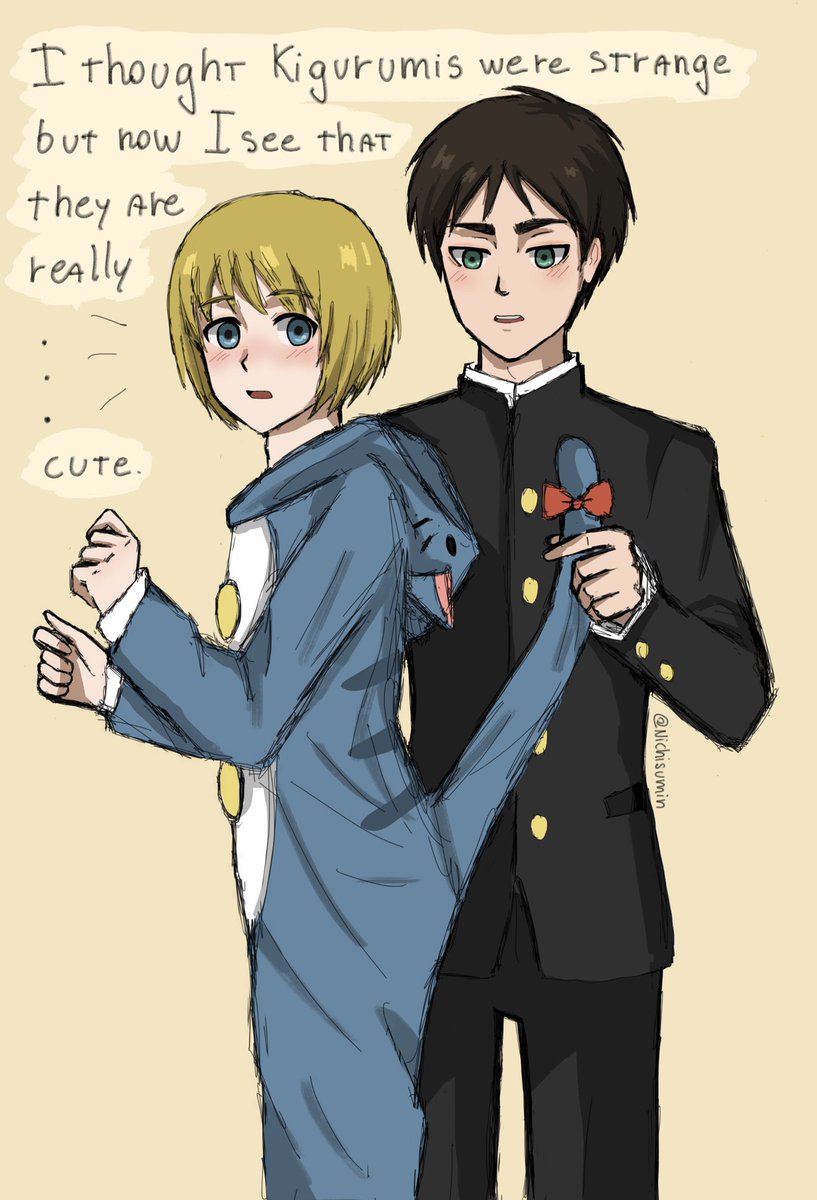 nichisumin's tweet photo. “cute”? #eremin #erearu https://t.co/oAgO4Y0Mtx