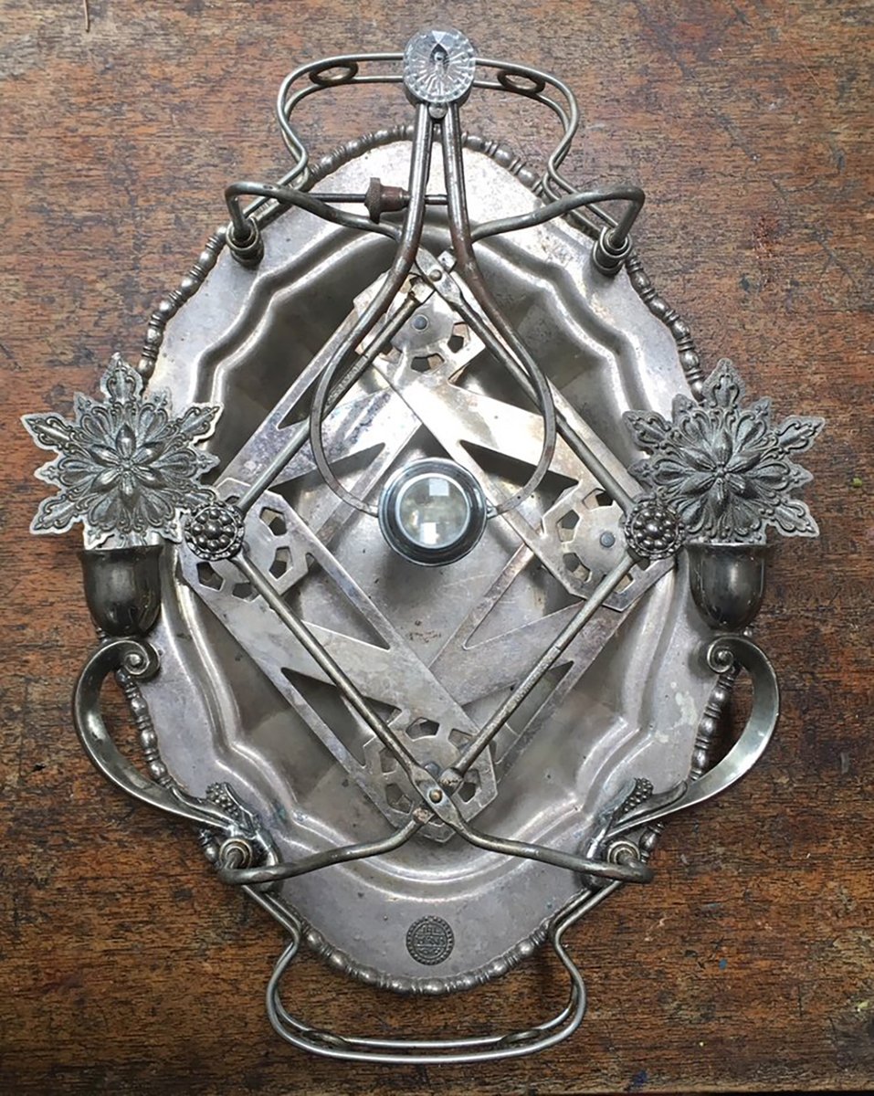 SVOpenStudios's tweet photo. See artist Nancy Hall at #SVOSOpenStudios May 7-8, Site #268 in Pacifica - "Real magic is at the core of assemblage artist Nancy Hall's process and philosophy that objects are alive with story and purpose..."  https://t.co/tiysPL8kwy #SVOS2022 #art https://t.co/6mbCpIGkpq