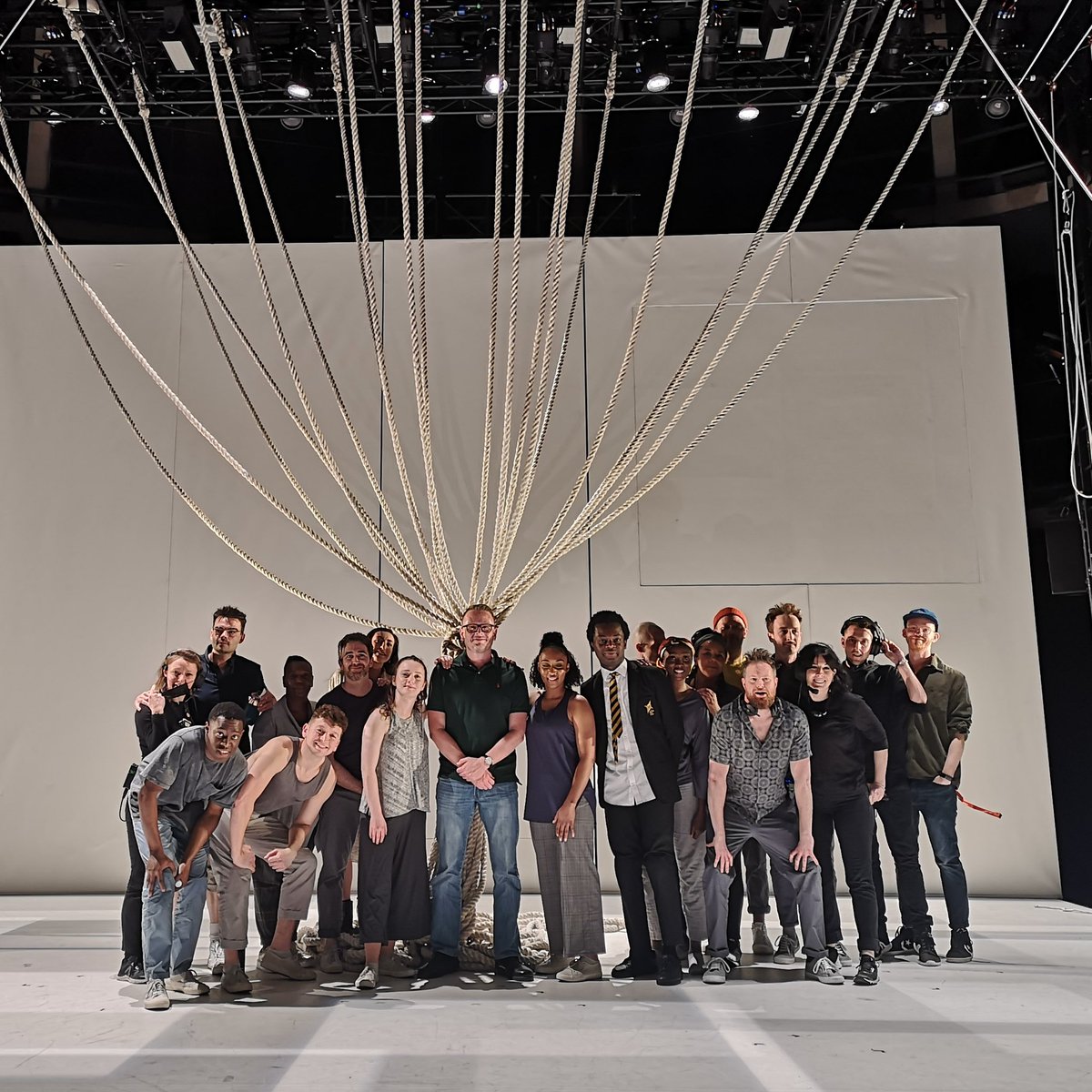 A very special performance as #PatrickNess author of A Monster Calls, joined us. It is a true honour for us to tell your beautiful story night after night 🌳🌳🌳 #amonstercalls #patricknessbooks