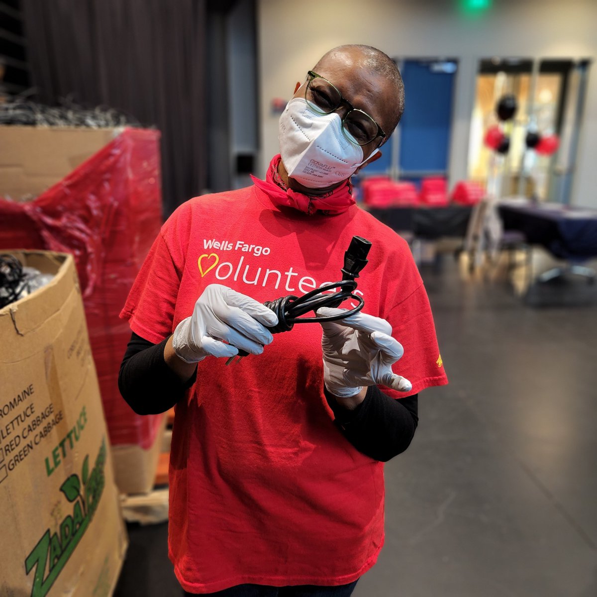 Kramden's tweet photo. We're at the @MiltonRhodesCen for our sixth(!) @WellsFargo #geekathon. Nearly 200 volunteers will join us in #WinstonSalem this week to refurbish and distribute laptops for local families. https://t.co/HeF68OGL32