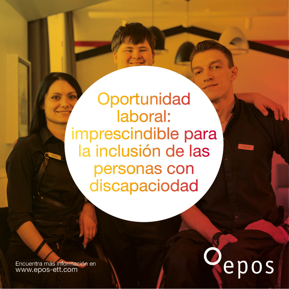 Una oportunidad laboral puede tener varios significados y, entre ellos, la inclusión de las personas con discapacidad. 

📣El equipo de EPOS realizó talleres formativos fuera de las oficinas para las fundaciones <a href="/fvo_cat/">FVO</a>  y <a href="/Cataloniafundac/">Catalònia Fundació Creactiva</a>  +